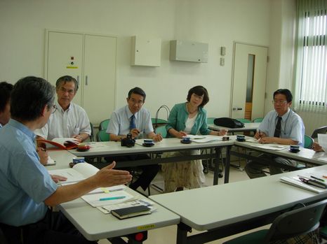くるみ作業所での懇談
